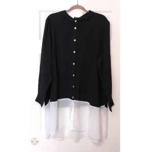 Styled by Joe Zee Long plus size top